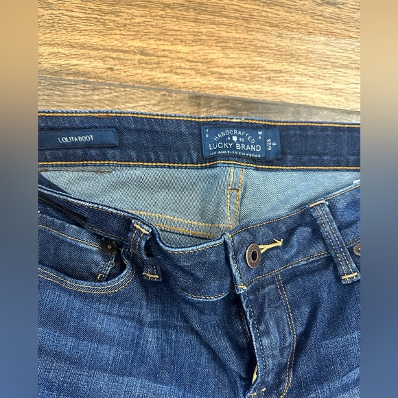 Lucky Brand Lolita Boot Cut Jeans Mid-Rise Older Version 6M - Picture 11 of 14